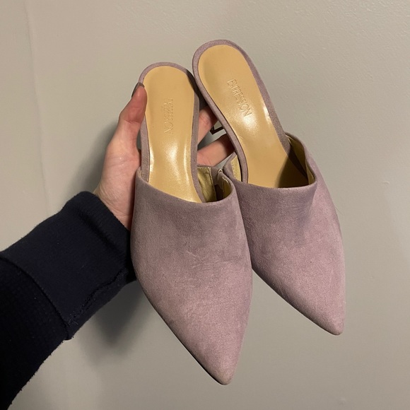 Two pairs of slip on block heels - Picture 5 of 6